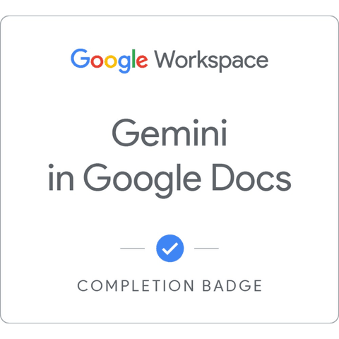 Certification Google — Gemini in Google Docs
